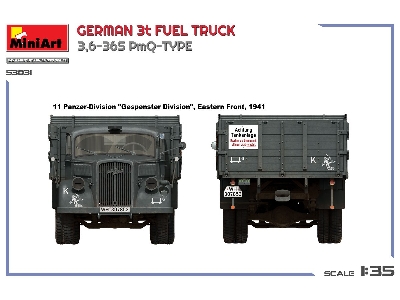 German 3t Fuel Truck 3,6-36s Pmq-type - image 27