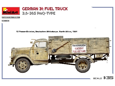 German 3t Fuel Truck 3,6-36s Pmq-type - image 28