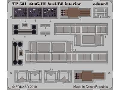 StuG. III Ausf. F/8 interior 1/35 - Dragon - image 1