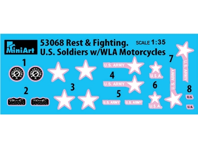 Rest & Fighting U.S. Soldiers With Wla Motorcycles - image 2