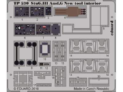 StuG. III Ausf. G interior new tool 1/35 - Dragon - image 1