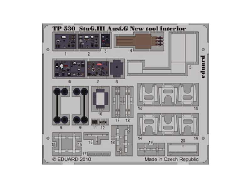 StuG. III Ausf. G interior new tool 1/35 - Dragon - image 1