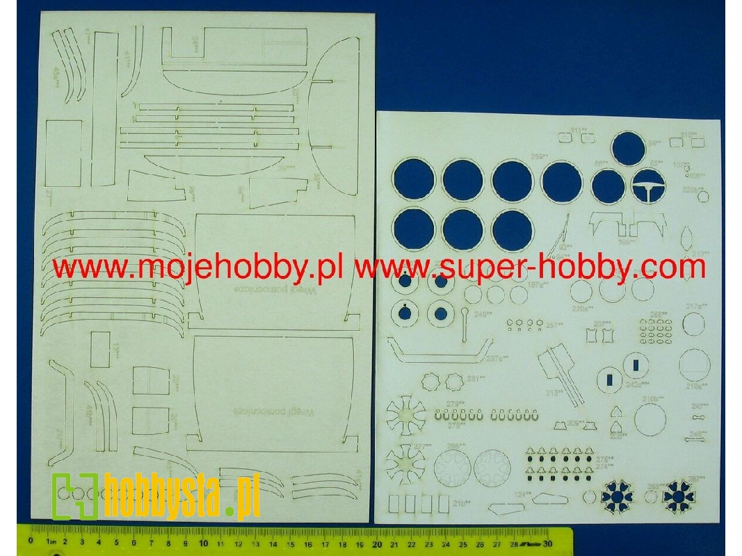 Jelcz 043 'ogórek' - Laser Cut Frames And Details - image 1