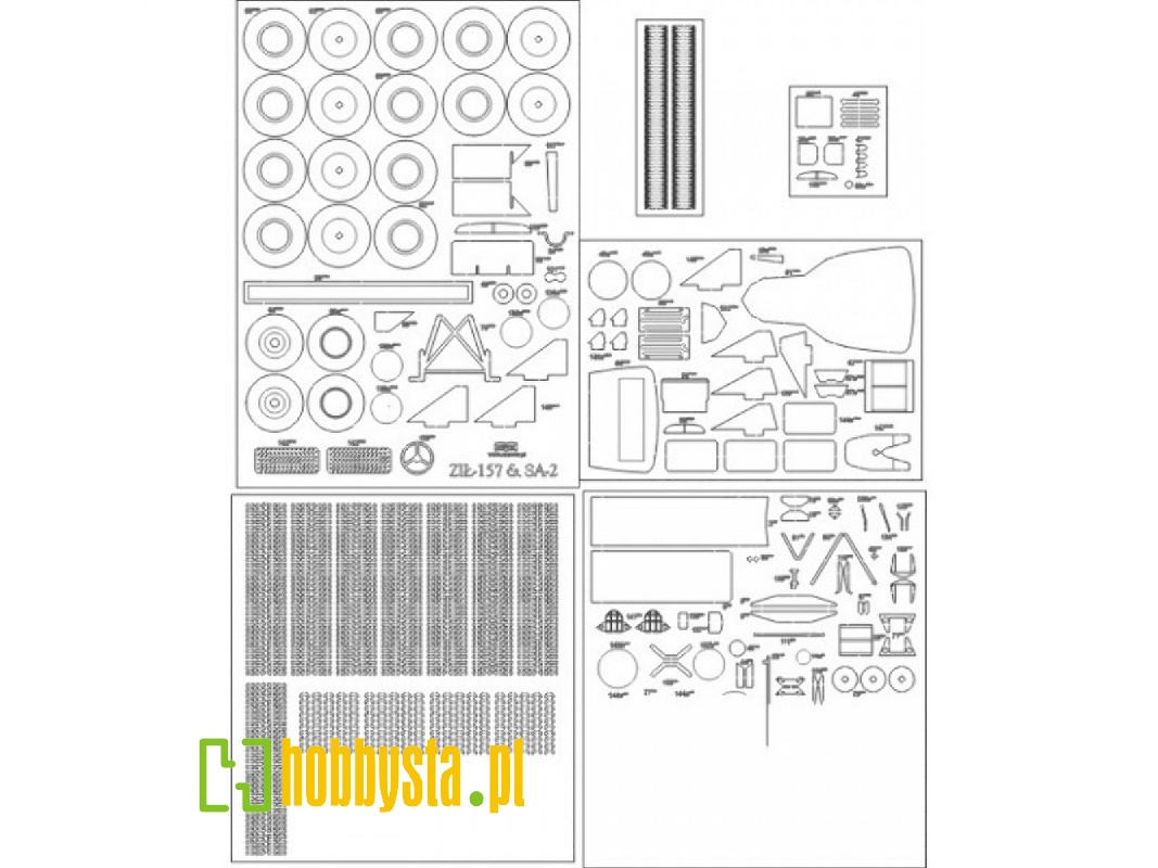 Ził-157 & Sa-2 - Elementy Wycięte Laserem - image 1