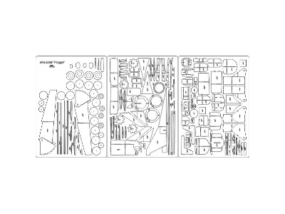Mig-23 Mf 'flogger' - Laser Cut Frames - image 1