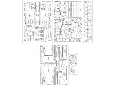 B-57g Canberra - Laser Cut Frames - image 1