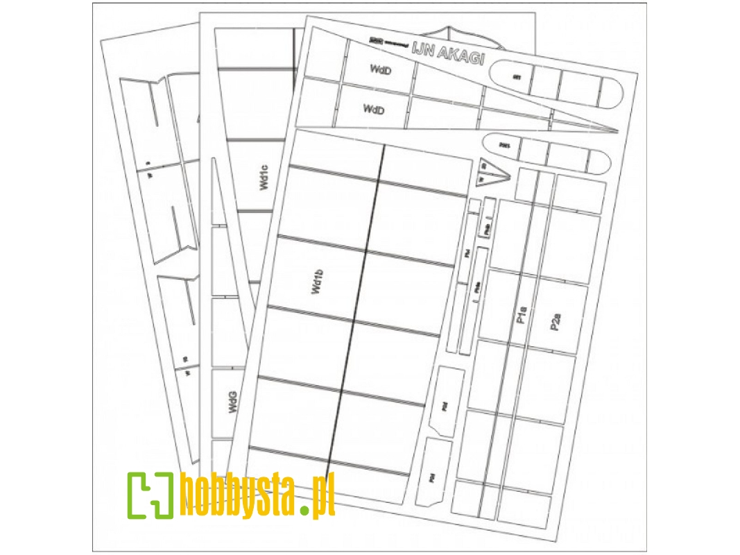 Ijn Akagi - Laser Cut Frames - image 1