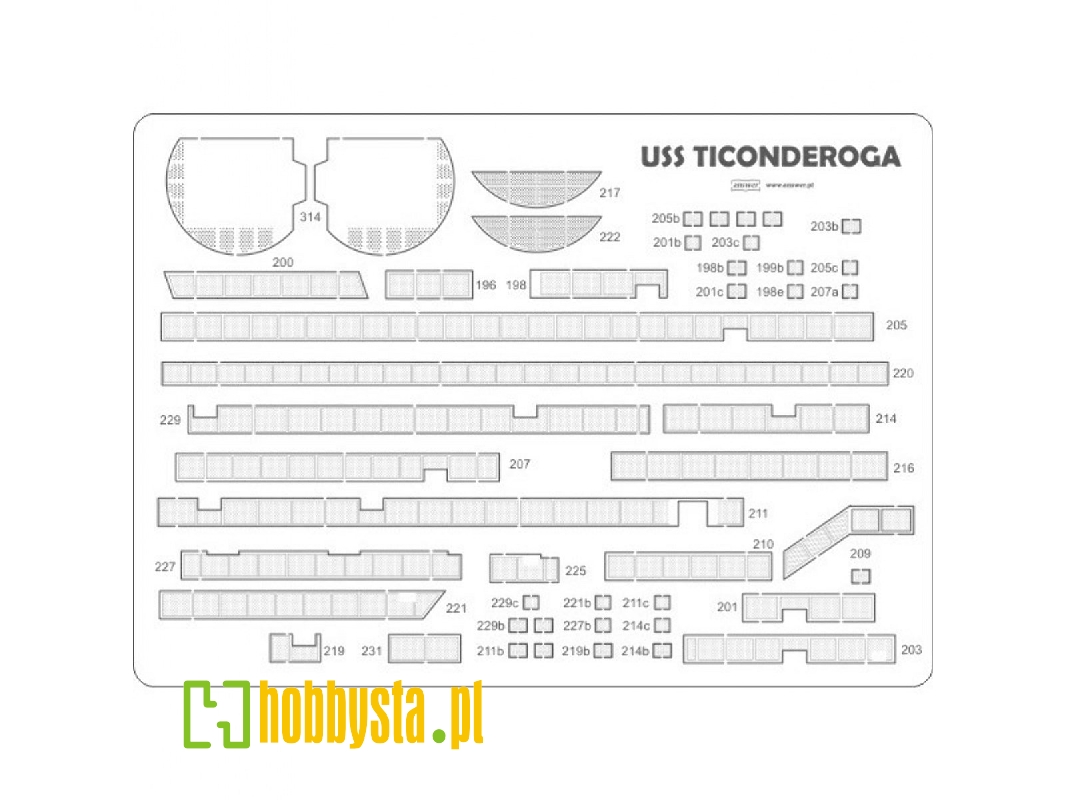 Uss Ticonderoga - Grooved Platforms - image 1