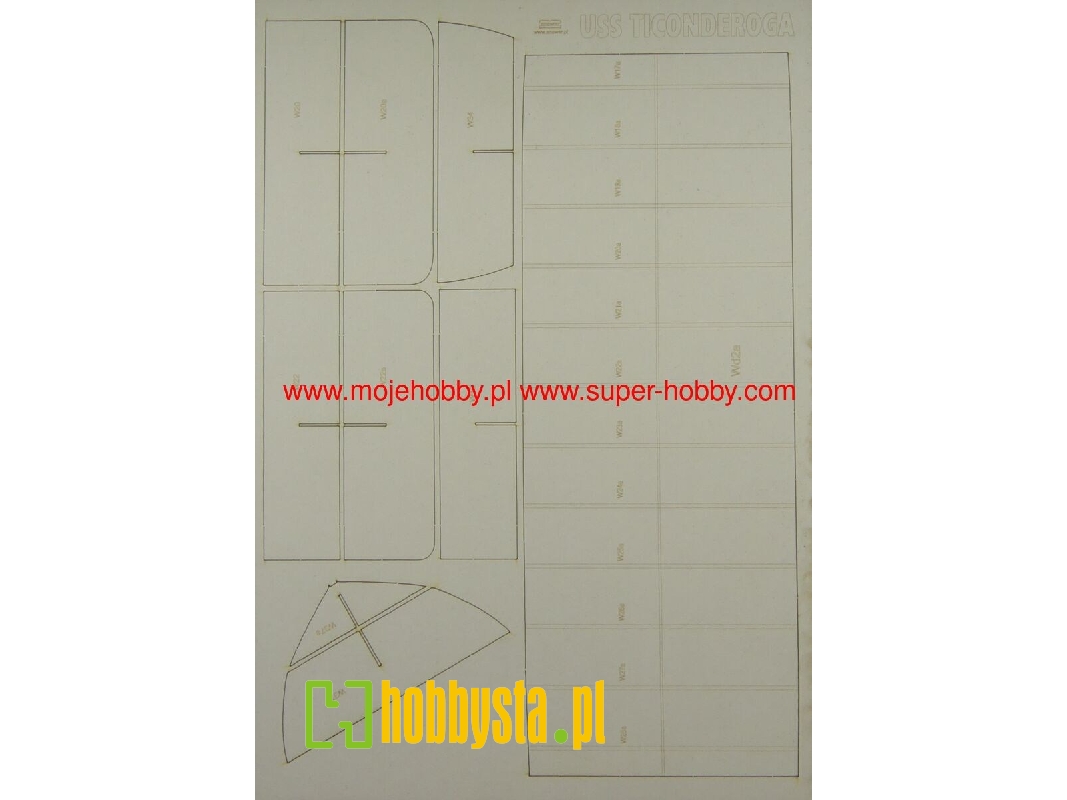 Uss Ticonderoga - Laser Cut Frames - image 1