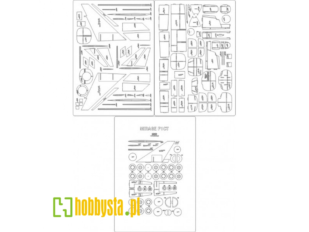Mirage F1ct - Laser Cut Frames - image 1