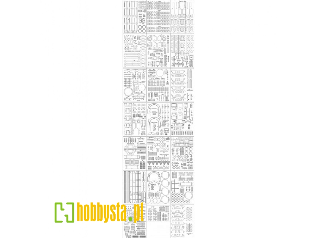 Ty 51 Steam Locomotive - Laser Cut Frames, Details - image 1