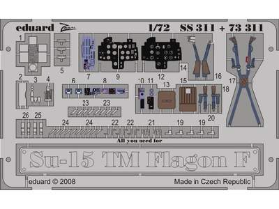 Su-15TM Flagon-F S. A. 1/72 - Trumpeter - image 1