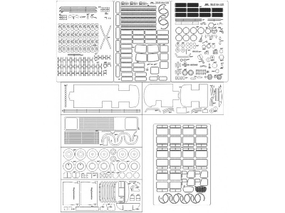 Jelcz 014 Lux - Laser Cut Frames, Details, Treads - image 1