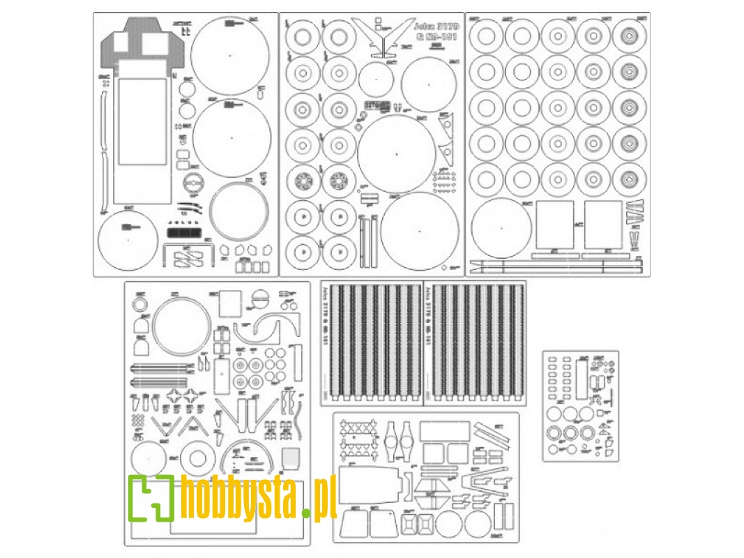 Jelcz 317d & Nb-181 - Laser Cut Frames, Details, Treads - image 1