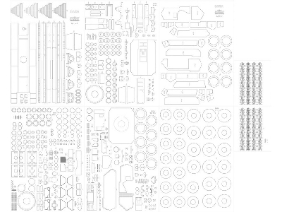 152 Mm Shkh Dana Wz.77 - Laser Cut Frames, Details - image 1