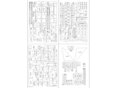 F-16c Block 52+ - Laser Cut Frames - image 1