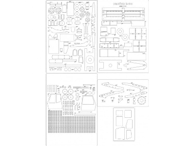 Waryński K-408 - Laser Cut Frames, Details, Treads, Glazing - image 1