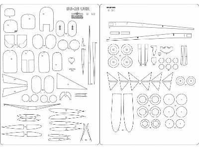 Sukhoi Su-25 - Laser Cut Frames - image 1