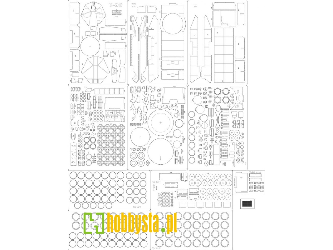 T-90a - Laser Cut Frames, Details - image 1