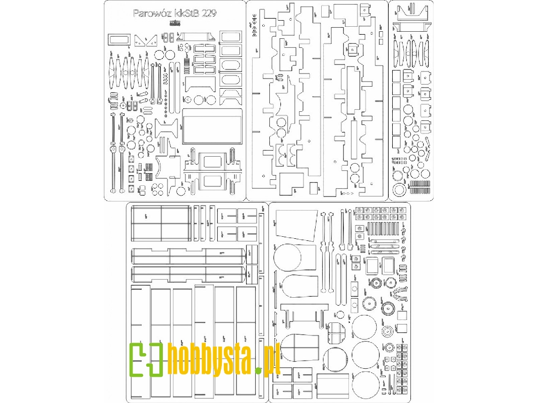 Kkstb 229 - Laser Cut Frames, Trusses, Refuge, Details - image 1