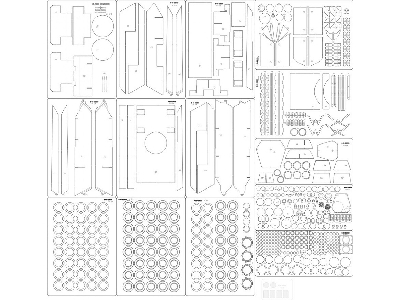 E-90 Bison - Laser Cut Frames, Details - image 1