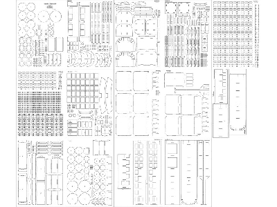 Renfe Class 354 - Laser Cut Frames, Trusses, Refuge, Details - image 1
