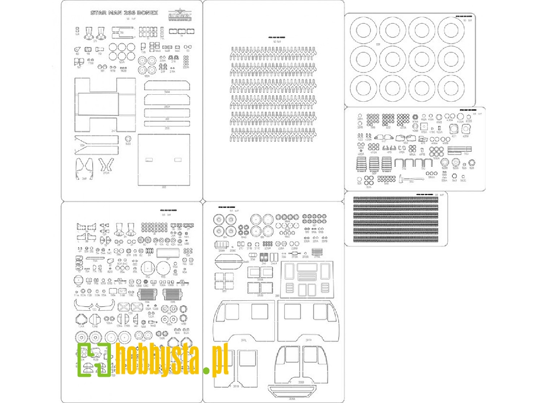 Star Man 266 Bonex - Laser Cut Frames, Details - image 1