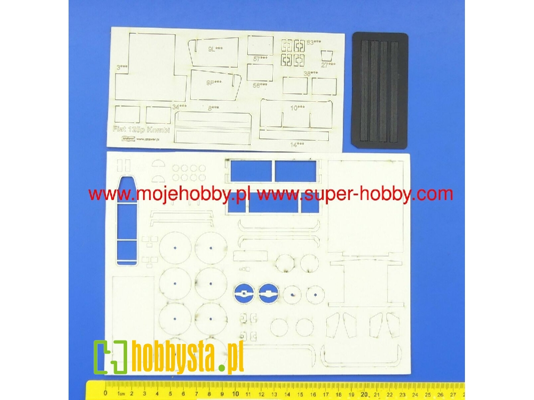 Fiat 125p Kombi - Laser Cut Frames, Details - image 1