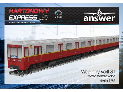 Series 81 Warsaw Metro Wagons - image 1