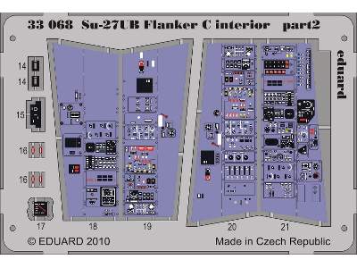 Su-27UB Flanker C interior S. A. 1/32 - Trumpeter - image 3