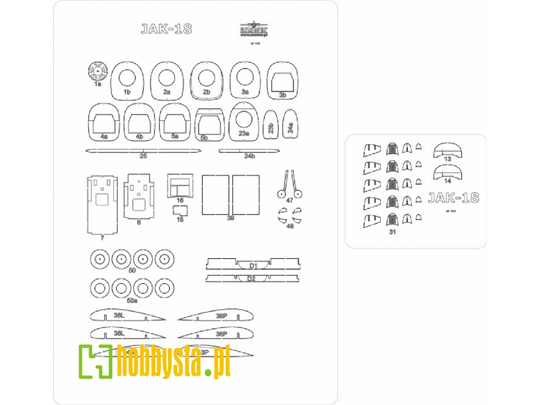 Jak-18 - Laser Cut Frames - image 1