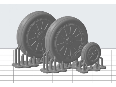 Rf-84f Thunderflash - Wheels - image 1