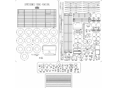 Büssing-nag 4500a - Laser Cut Frames, Details - image 1