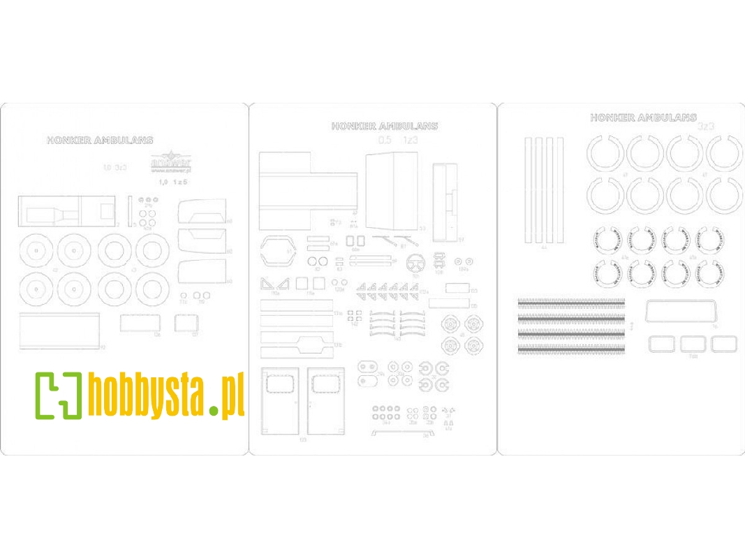 Tarpan Honker 4021 - Laser Cut Frames, Details - image 1