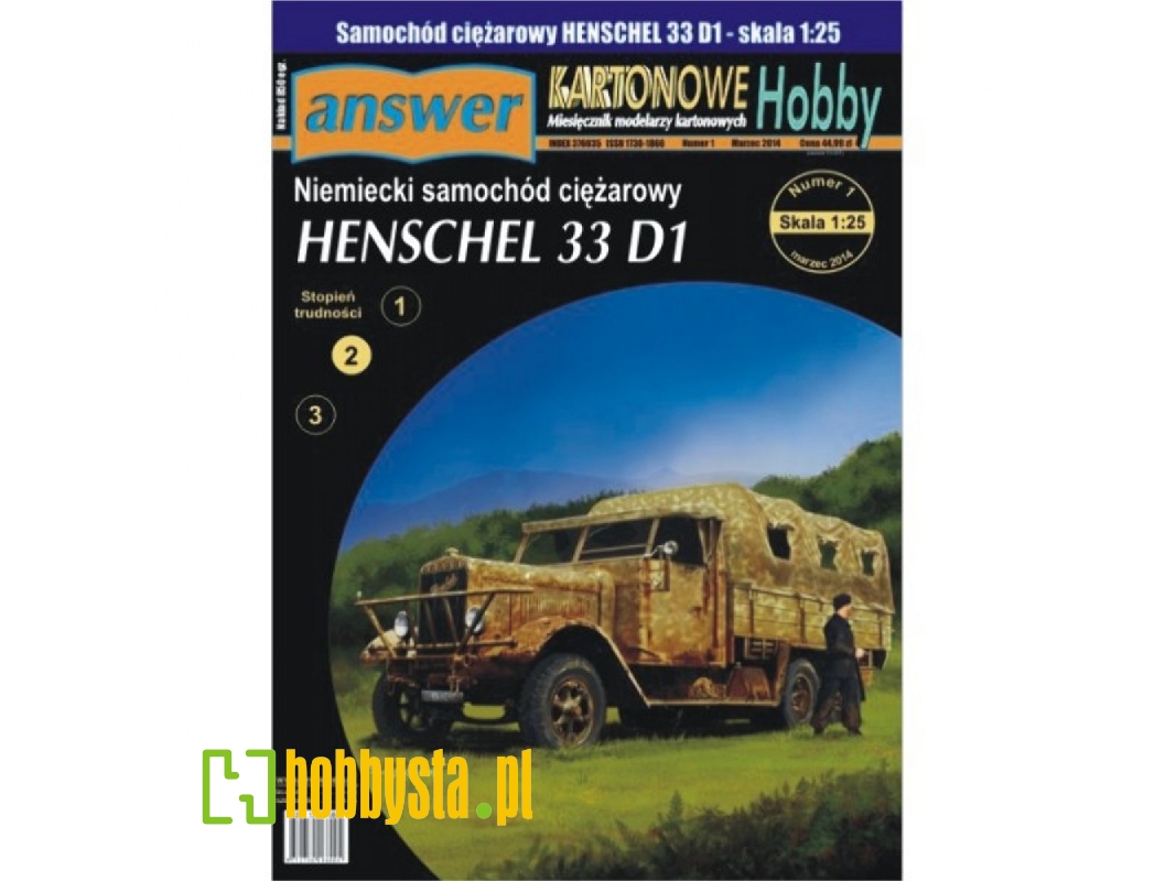 Henschel 33 D1 - German Truck - image 1