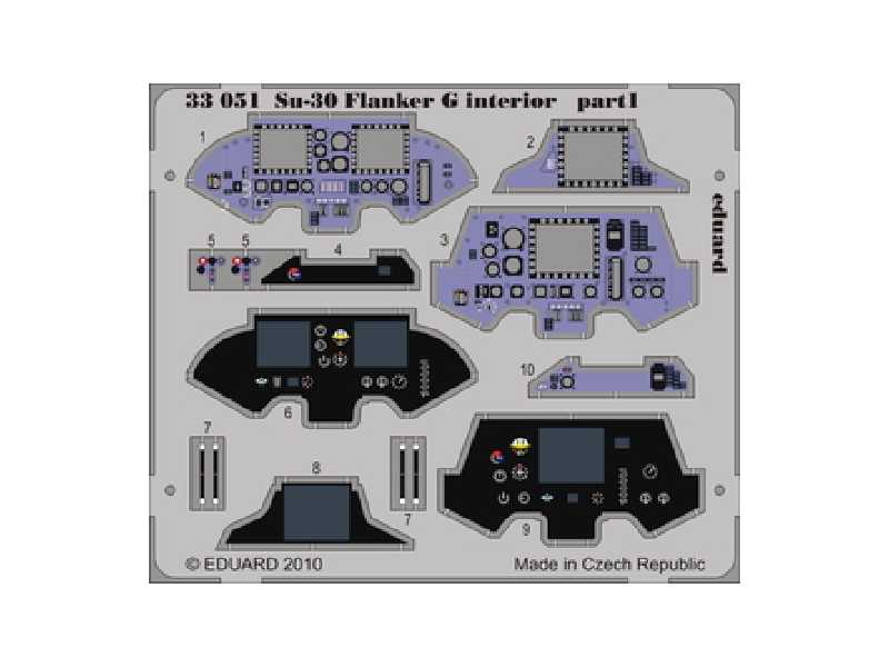 Su-30 Flanker G interior S. A. 1/32 - Trumpeter - image 1