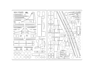 Vought F6u-1 Pirate - Laser Cut Frames - image 1