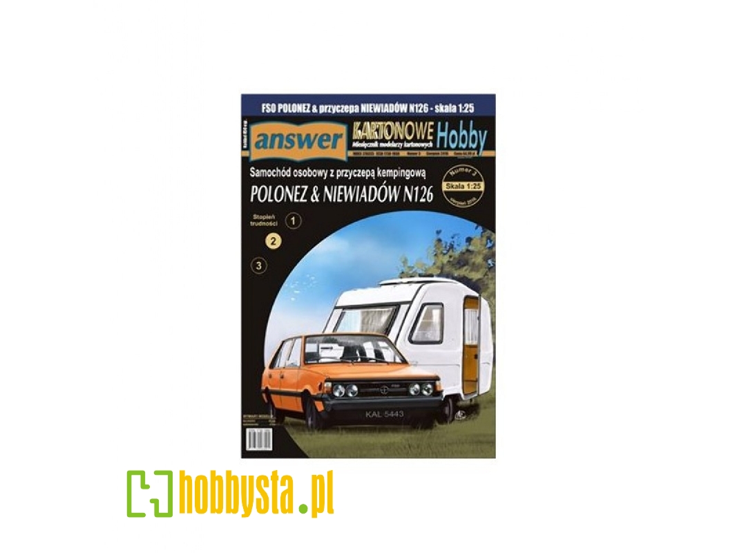 Polonez & Niewiadów N126 - Passenger Car With Camper Trailer - image 1