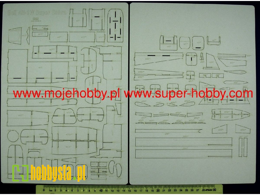 Ah-1w Super Cobra - Laser Cut Frames - image 1