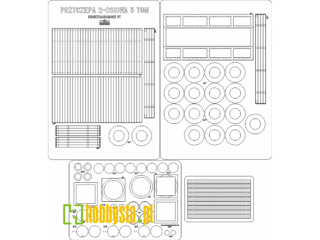Einheitsanhänger 5t - Laser Cut Frames, Details - image 1