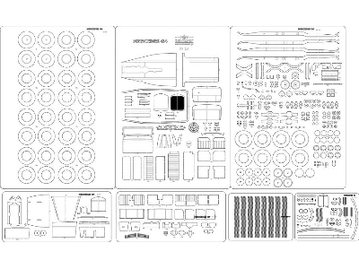Mercedes-benz W31 Typ G4 - Laser Cut Frames, Details - image 1