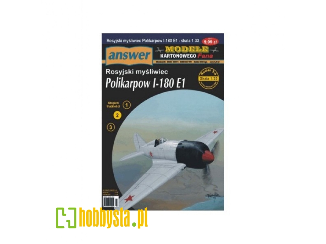 Polikarpow I-180 E1 - Russian Fighter - image 1