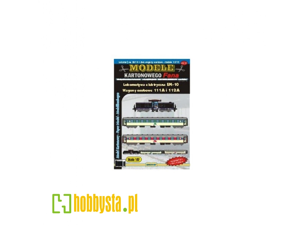 Electric Locomotive Em-10, Passenger Cars 111a And 112a - image 1