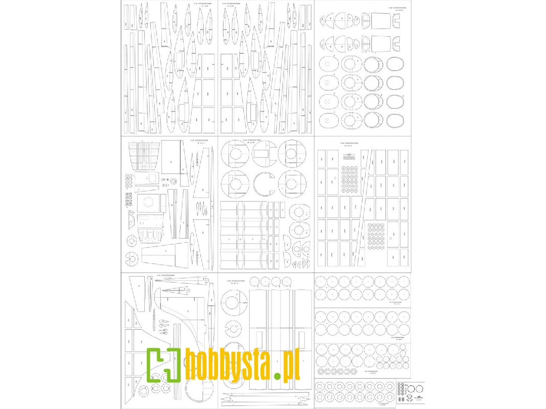 Boeing B-29 Superfortress - Laser Cut Frames And Details - image 1
