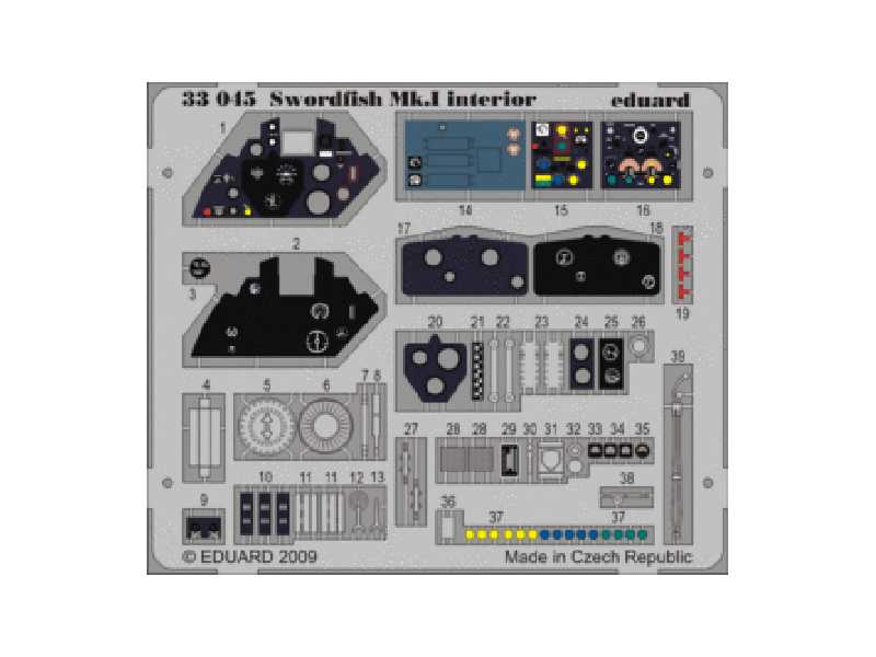 Swordfish Mk. I interior S. A. 1/32 - Trumpeter - image 1