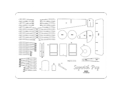 Sopwith Pup - Laser Cut Frames - image 1