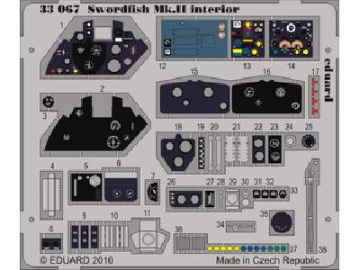 Swordfish Mk. II interior S. A. 1/32 - Trumpeter - image 1