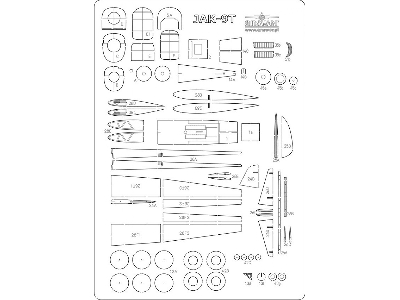 Jak-9t - Laser Cut Frames And Details - image 1
