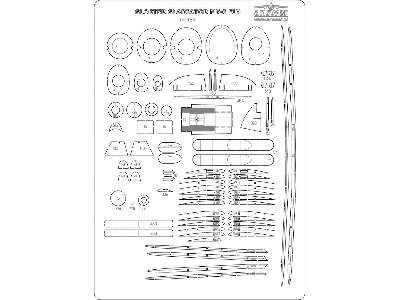 Gloster Gladiator Mk.I - Laser Cut Frames And Details - image 1