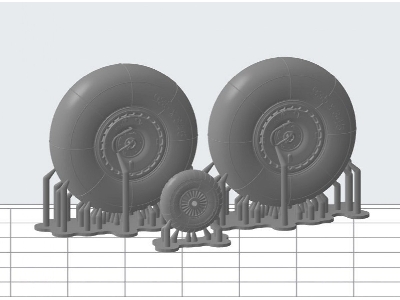 Messerschmitt Bf-110f-2 - Wheels - image 1